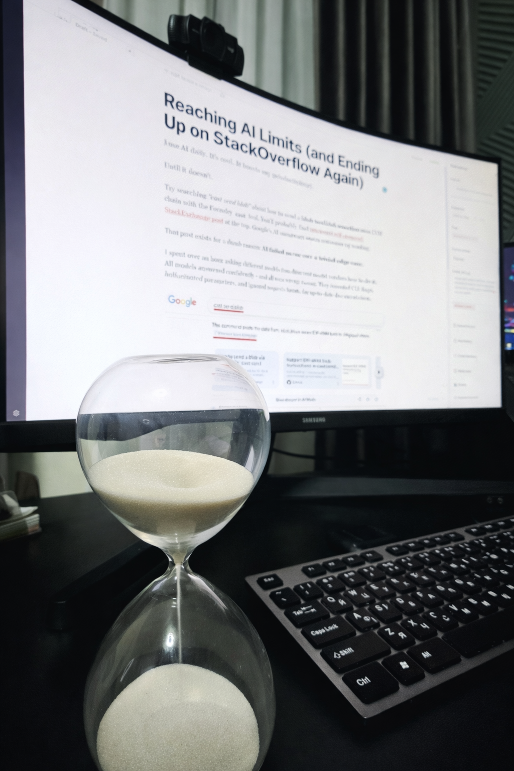 Reaching AI Limits (and Ending Up on StackOverflow Again)