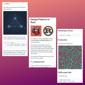 Design Patterns in Rust: 100% Unique Idiomatic Examples